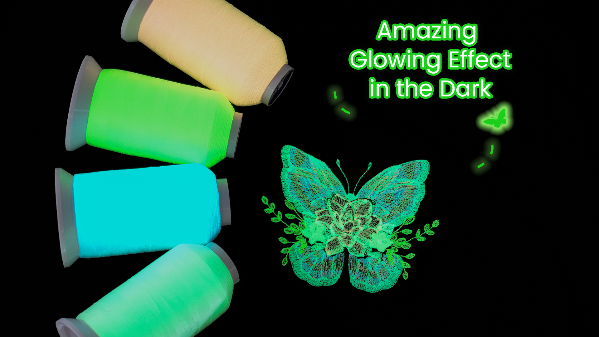 THEREDTHREAD wh×bk Amazon.com: New brothread Single Huge Spool Luminary Glow in The